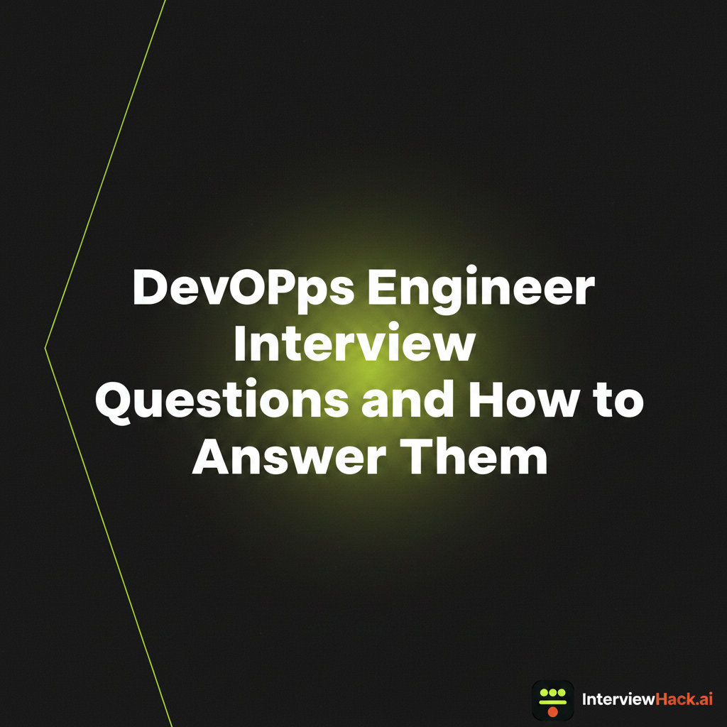 DevOps Engineer Interview Questions and How to Answer Them