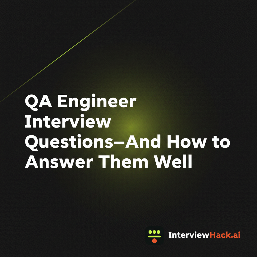 QA Engineer Interview Questions—And How to Answer Them Well